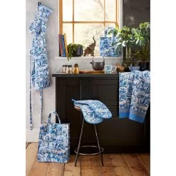 Ulster Weavers India Blue Lange Pannenlap Katoen Blauw -Boetiekwinkel voor keukengerei indian blue