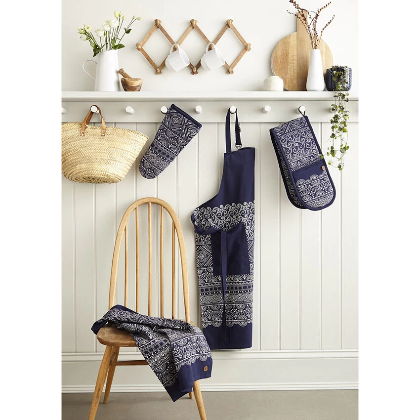 Ulster Weavers Indigo Batik Ovenwant Katoen Blauw 6 Ulster Weavers Indigo Batik Ovenwant Katoen Blauw - Afbeelding 4