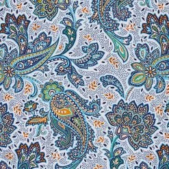 Ulster Weavers Italian Paisley Lange Pannenlap Katoen Blauw -Boetiekwinkel voor keukengerei italian paisley print