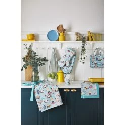 Ulster Weavers Kitty Cats Schort Katoen Blauw -Boetiekwinkel voor keukengerei kitty cat 2