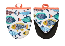 Ulster Weavers Aquarium Kleine Ovenwant Katoen Oranje 2 Stuks