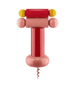 Alessi Twergi ES17 2 Kurkentrekker Hout Roze