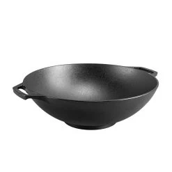 Lodge Wok / Wadjang ø 35,5 Cm Gietijzer Zwart
