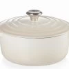 Le Creuset Signature Braadpan 2,4 Liter 20 Cm Gietijzer Meringue