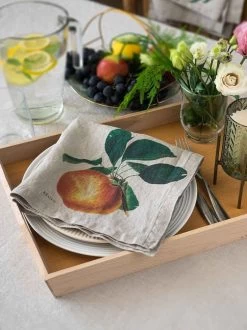 Oldenhof Fruits Servet 45 X 45 Cm Linnen 6 Stuks 12 Oldenhof Fruits Servet 45 X 45 Cm Linnen 6 Stuks -Boetiekwinkel voor keukengerei linoroom napkins fruits vertical lowr4
