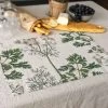 Oldenhof Herb Coreander Placemat 35 X 48 Cm Linnen 2 Stuks