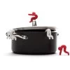 Monkey Business Lid Sid Dekselhouder 4,8 Cm Kunststof Rood/wit 2-delig -Boetiekwinkel voor keukengerei mb429f
