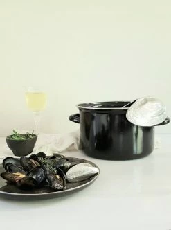 Oldenhof Zeeuwse Mosselschep Zilvertin -Boetiekwinkel voor keukengerei mosselschep 24