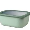 Mepal Cirqula Rechthoekige Kom Met Deksel 3 Liter Kunststof Nordic Sage