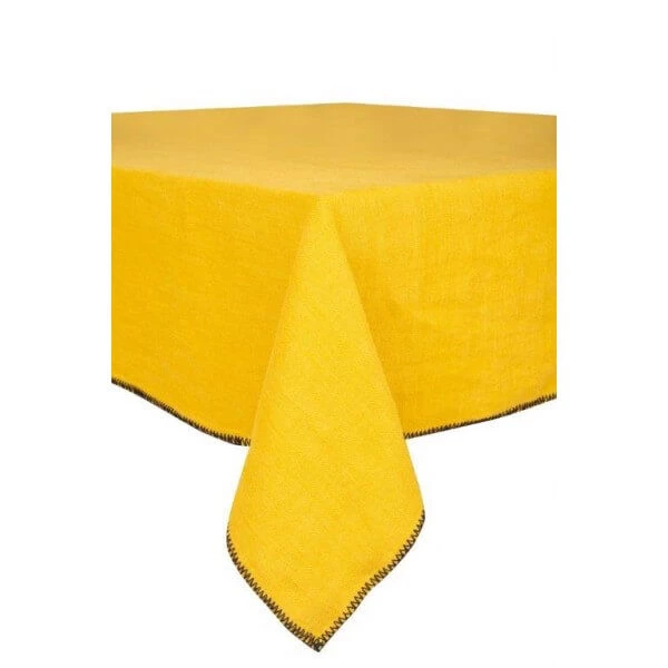 Haomy Letia Tafelkleed 170 X 300 Cm Linnen Saffraan 3 Haomy Letia Tafelkleed 170 X 300 Cm Linnen Saffraan