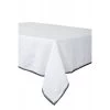 Haomy Letia Tafelkleed 170 X 170 Cm Linnen Wit -Boetiekwinkel voor keukengerei nappe letia 1