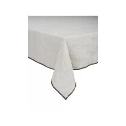 Haomy Letia Tafelkleed 170 X 170 Cm Linnen Betongrijs