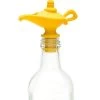 Peleg Oiladdin Schenktuit En Stopper 9 Cm Silicone Geel -Boetiekwinkel voor keukengerei oiladdin