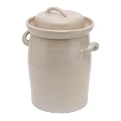 Oldenhof Zuurkoolpot Met Deksel 16 Liter Keramiek