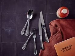 Keltum Perlé Bestekcassette 6-persoons Rvs 40-delig -Boetiekwinkel voor keukengerei perle402