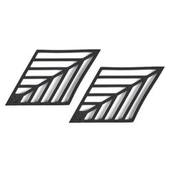 Zone Denmark Rhombus Leaf Onderzetter 20 X 11,5 Cm Silicone Zwart 2 Stuks