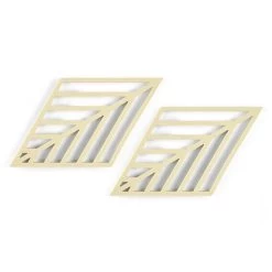 Zone Denmark Rhombus Leaf Onderzetter 20 X 11,5 Cm Silicone Lichtgeel 2 Stuks