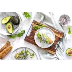 Bowls And Dishes Rose Wood Serveerplank Met Metalen Handvatten 40 X 30 Cm -Boetiekwinkel voor keukengerei rs1340 3