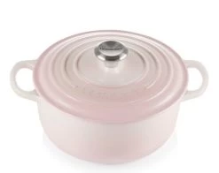 Le Creuset Signature Braadpan 4,2 Liter ø 24 Cm Gietijzer Shell Pink -Boetiekwinkel voor keukengerei rs8766 lc 20190618 fr ps 00008 24cm