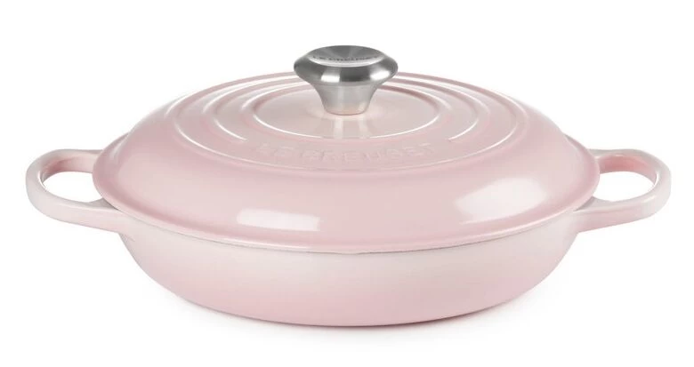 Le Creuset Multifunctionele Braadpan 2 Liter ø 26 Cm Gietijzer Shell Pink 4 Le Creuset Multifunctionele Braadpan 2 Liter ø 26 Cm Gietijzer Shell Pink - Afbeelding 2