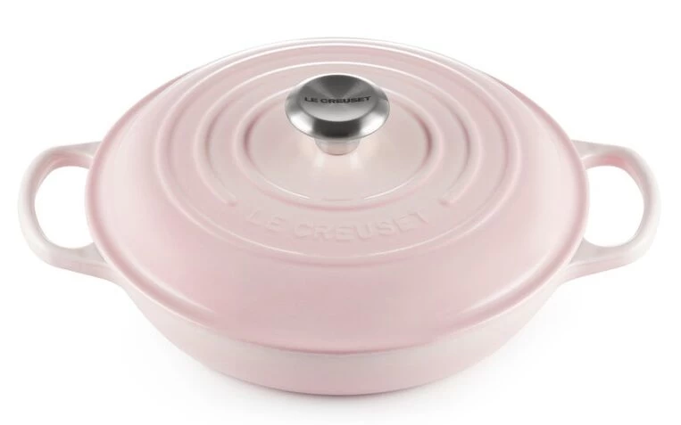 Le Creuset Multifunctionele Braadpan 2 Liter ø 26 Cm Gietijzer Shell Pink 5 Le Creuset Multifunctionele Braadpan 2 Liter ø 26 Cm Gietijzer Shell Pink - Afbeelding 3