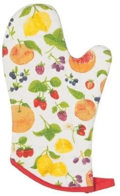Now Designs Fruit Salad Ovenwant 30 X 13 Cm Katoen Wit/rood
