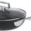 Cristel Castel'pro Exceliss+ Ultralu Sauteerpan Met Anti-aanbaklaag En Glasdeksel ø 24 Cm Aluminium Zwart -Boetiekwinkel voor keukengerei sauteuse castel pro alu2