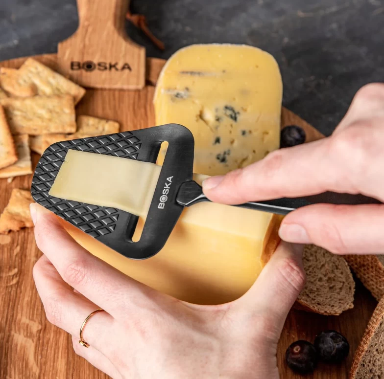 Boska Kaasschaaf Monaco+ Special Dark Edition Rvs Zwart 6 Boska Kaasschaaf Monaco+ Special Dark Edition Rvs Zwart - Afbeelding 4