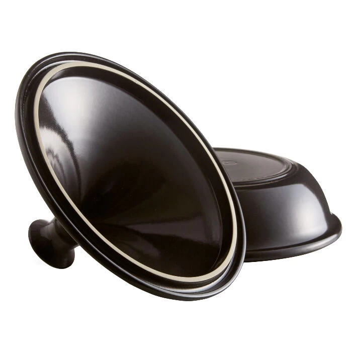 Emile Henry Tajine ø 32 Cm Aardewerk Zwart 4 Emile Henry Tajine ø 32 Cm Aardewerk Zwart - Afbeelding 2