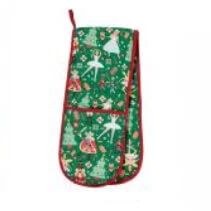 Ulster Weavers Nutcracker Lange Pannenlap Katoen Groen