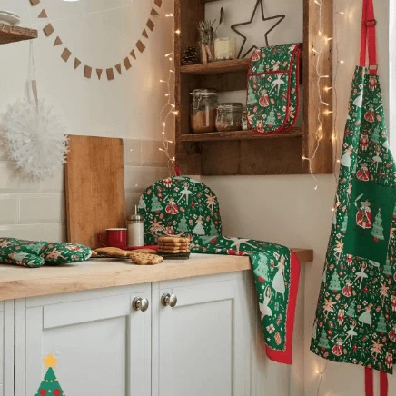 Ulster Weavers Nutcracker Lange Pannenlap Katoen Groen 4 Ulster Weavers Nutcracker Lange Pannenlap Katoen Groen - Afbeelding 2