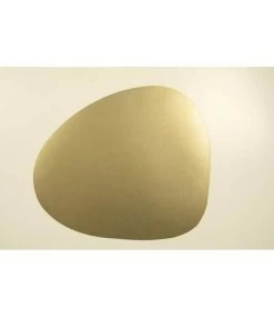 Finesse Skin Natur Pebble Placemat 40 X 46 Cm Leer Gold