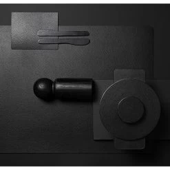 Finesse Skin Natur Brick Placemat 35 X 45 Cm Leer Charcoal -Boetiekwinkel voor keukengerei skin nature 2 14