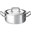 Spring Brigade Premium Braadpan Met Rvs Deksel ø 24 Cm Rvs -Boetiekwinkel voor keukengerei spring brigade gli kookpan 16 cm laag 2