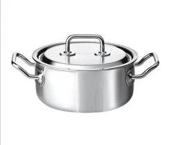 Spring Brigade Premium Braadpan Met Rvs Deksel ø 24 Cm Rvs