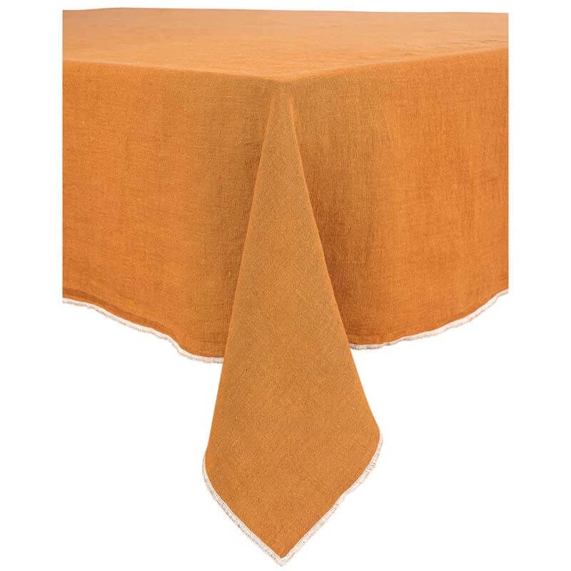 Haomy Venise Tafelkleed 160 X 250 Cm Linnen Karamel 3 Haomy Venise Tafelkleed 160 X 250 Cm Linnen Karamel