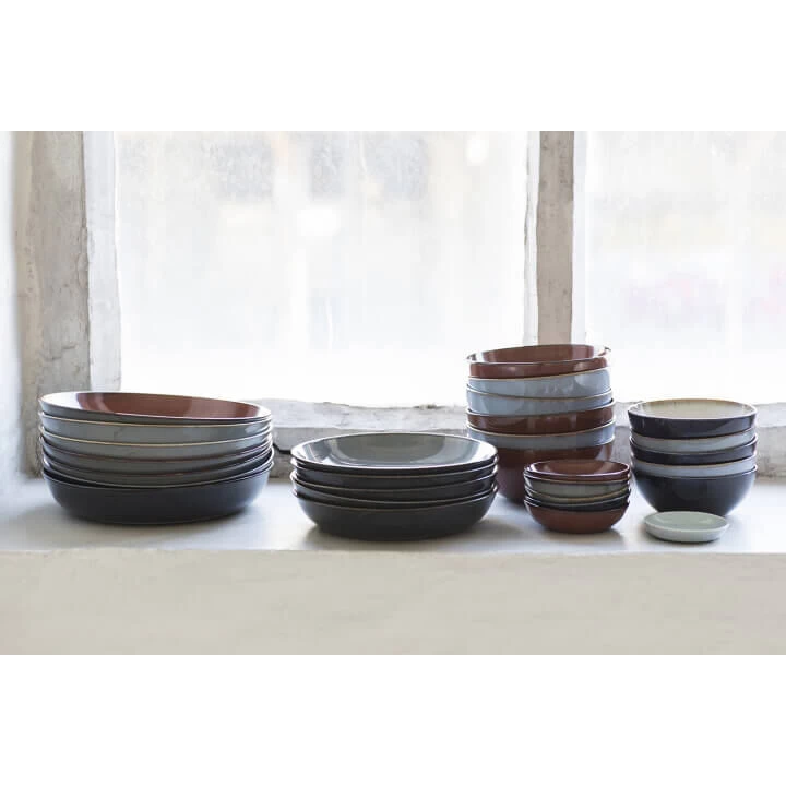 Serax Terres De Rêves Vergiet L ø 23,5 Cm Met Schaal ø 16 Cm Stoneware Grijs 4 Serax Terres De Rêves Vergiet L ø 23,5 Cm Met Schaal ø 16 Cm Stoneware Grijs - Afbeelding 2