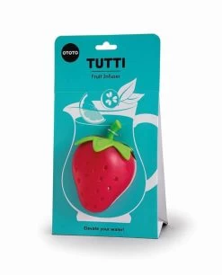Ototo Tutti Fruitinfuser ø 7 Cm Kunststof Rood 9 Ototo Tutti Fruitinfuser ø 7 Cm Kunststof Rood -Boetiekwinkel voor keukengerei tutti 3 1