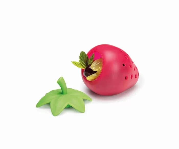 Ototo Tutti Fruitinfuser ø 7 Cm Kunststof Rood 3 Ototo Tutti Fruitinfuser ø 7 Cm Kunststof Rood