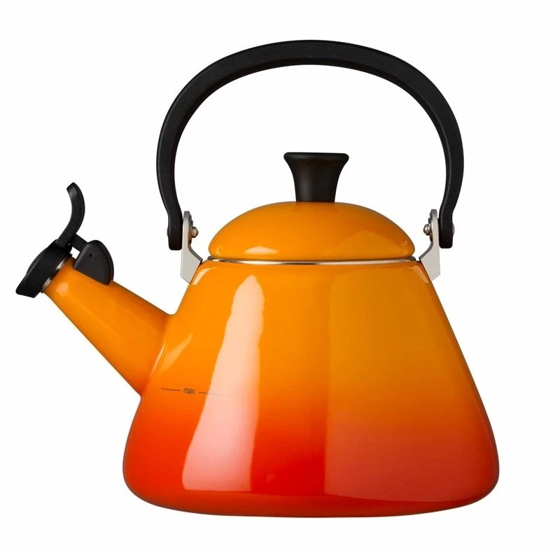Le Creuset Kone Fluitketel 1,6 Liter Staal Vulcanique