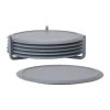 Zone Denmark Singles Onderzetters ø 10 Cm Silicone Donkergrijs 6 Stuks -Boetiekwinkel voor keukengerei zone denmark onderzetters 6 st 3 1